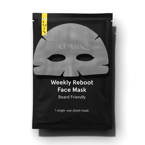 LUMIN PDP WeeklyRebootFaceMask BeardFriendly 1x1 3