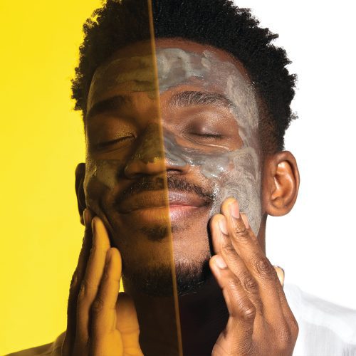 lumin pdp oily skin buster charcoal face wash in use